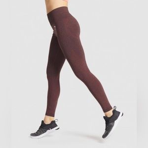 Gymshark Vital Seamless Leggings - Brown Marl